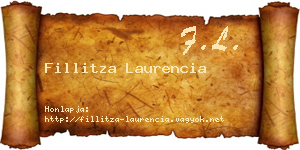 Fillitza Laurencia névjegykártya